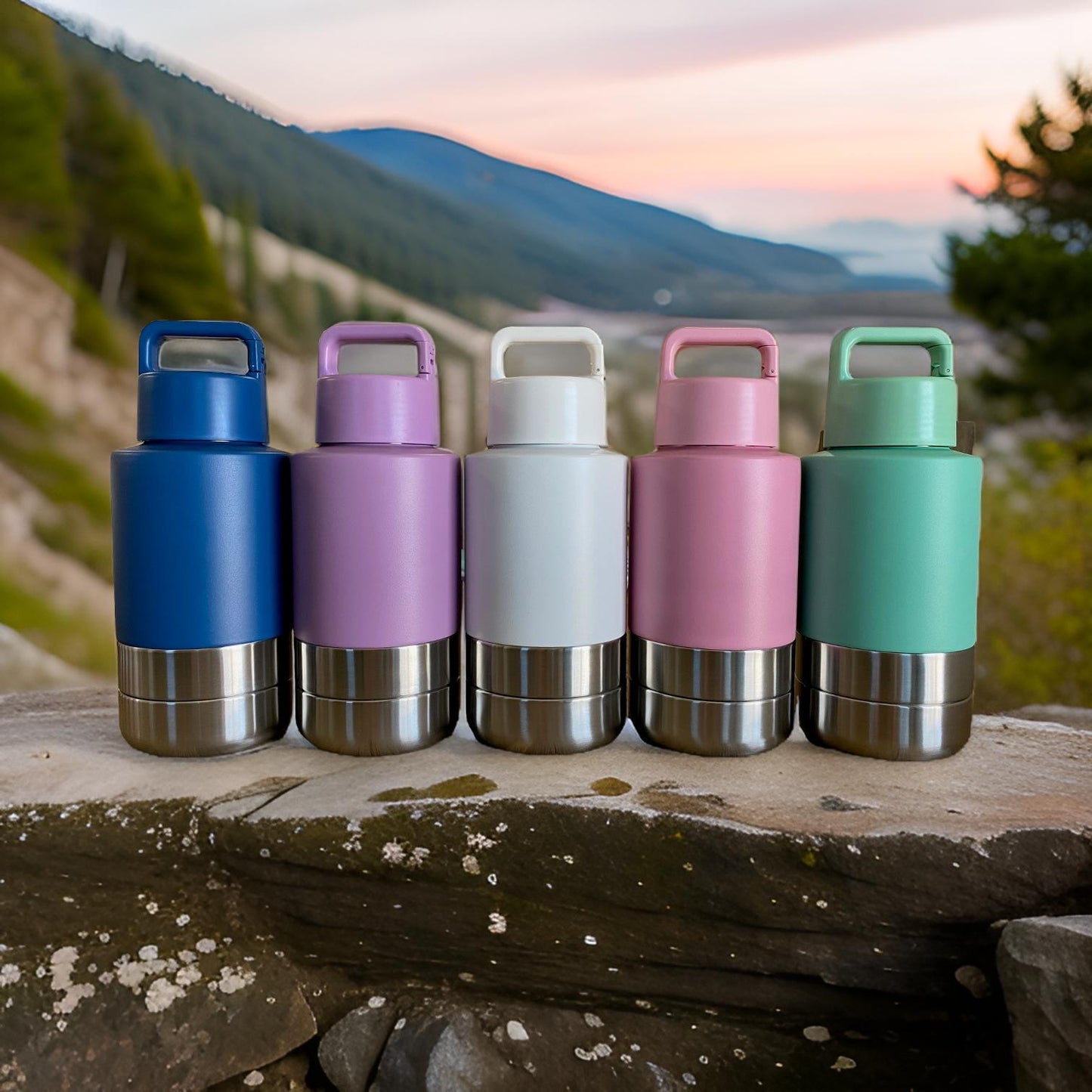 Personalised 3 in 1 Pet Water Bottle