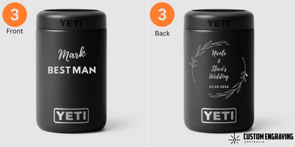 YETI Wedding Stubby Cooler - Groom