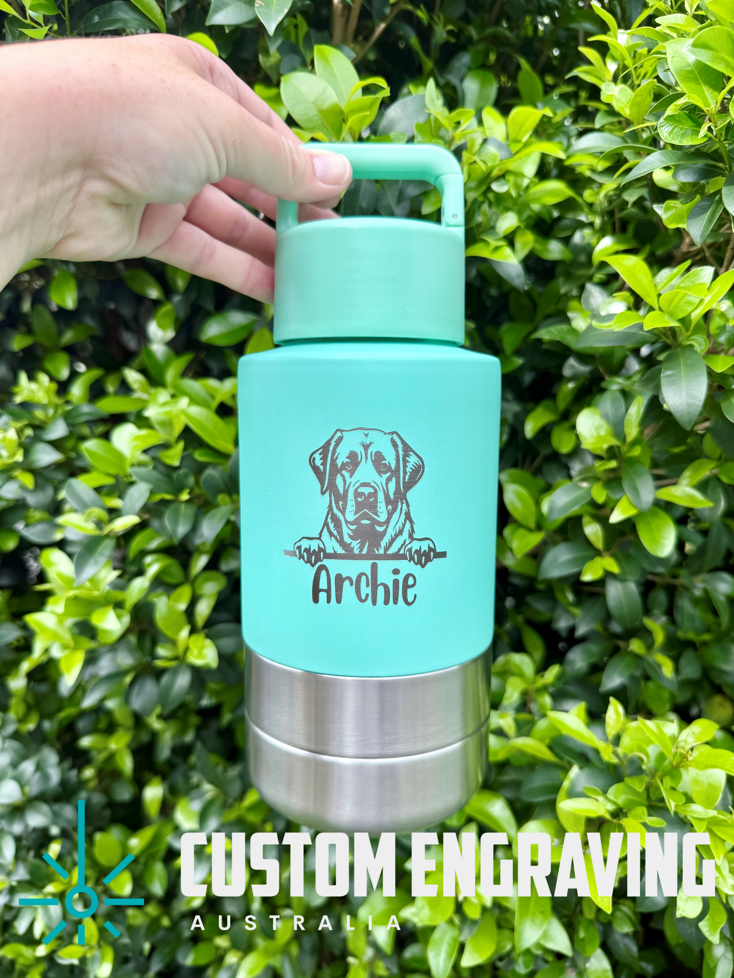 Personalised 3 in 1 Pet Water Bottle
