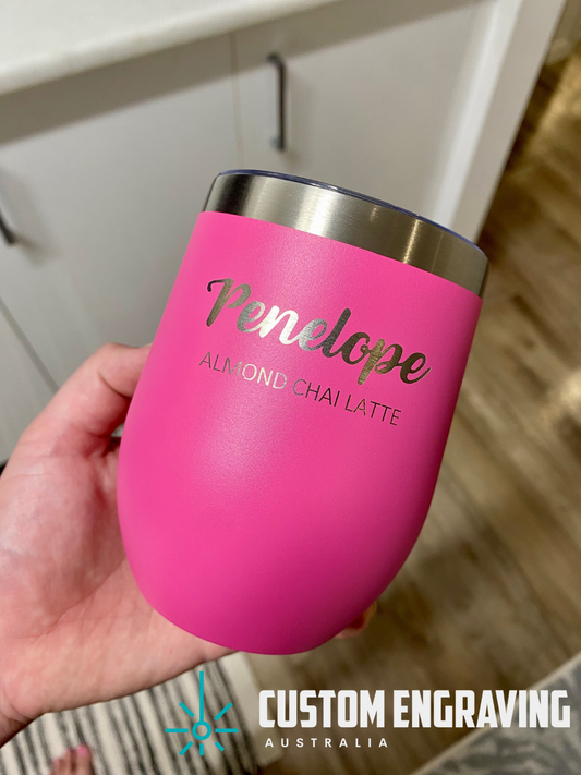 Personalised Wine & Coffee Tumbler - Drinks Order - 354ml (12oz)
