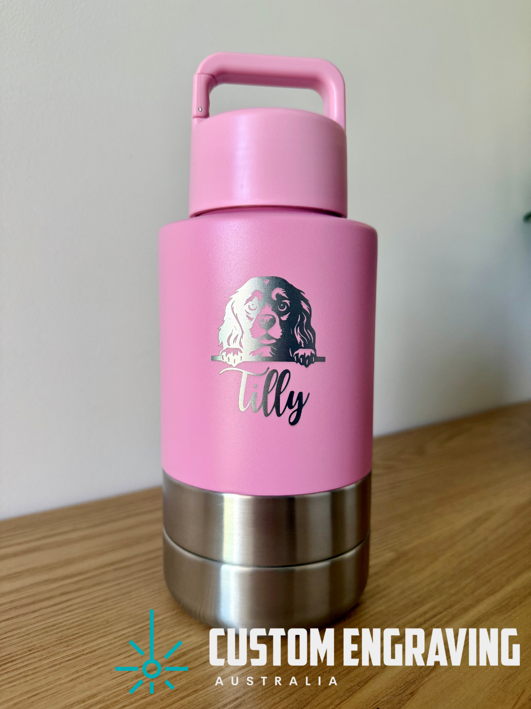 Personalised 3 in 1 Pet Water Bottle