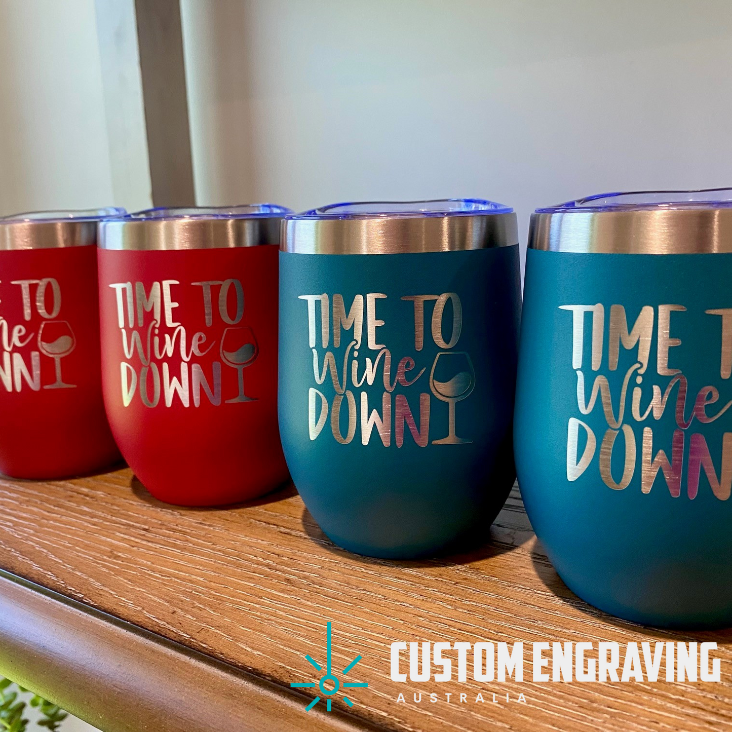 Wine Tumbler - Wine/Drinks - Personalised - 354ml (12oz)